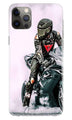 Biker Mobile Back Case for iPhone 12 Pro (Design - 383)