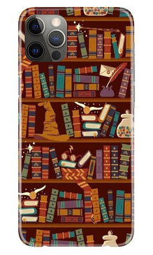 Book Shelf Mobile Back Case for iPhone 12 Pro (Design - 390)