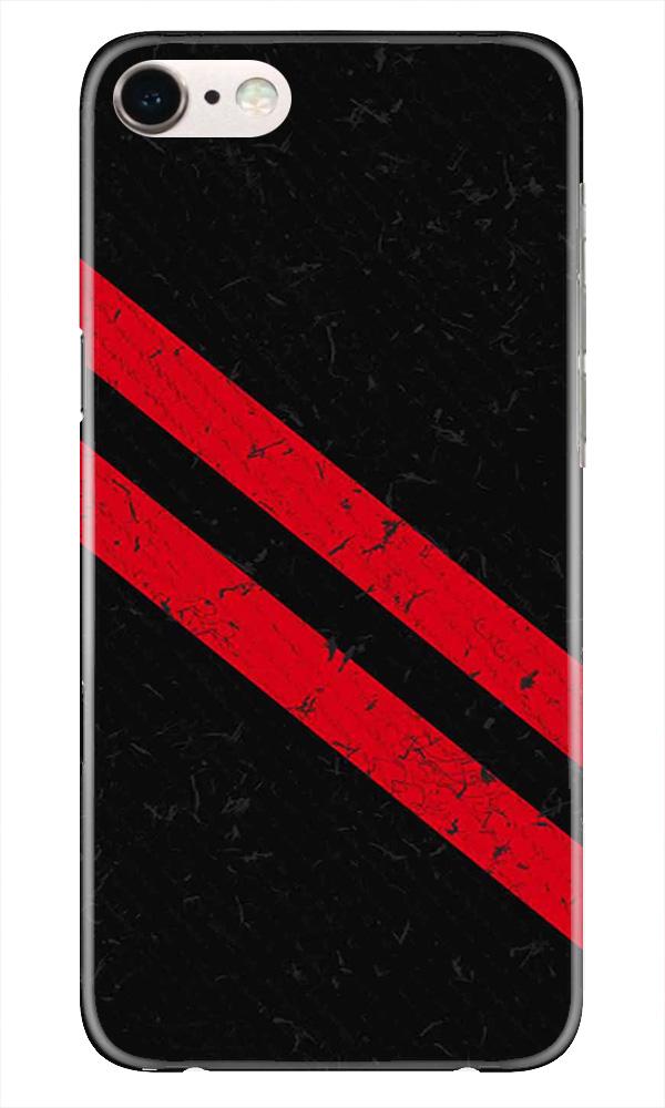 Black Red Pattern Mobile Back Case for iPhone 6 Plus / 6s Plus   (Design - 373)