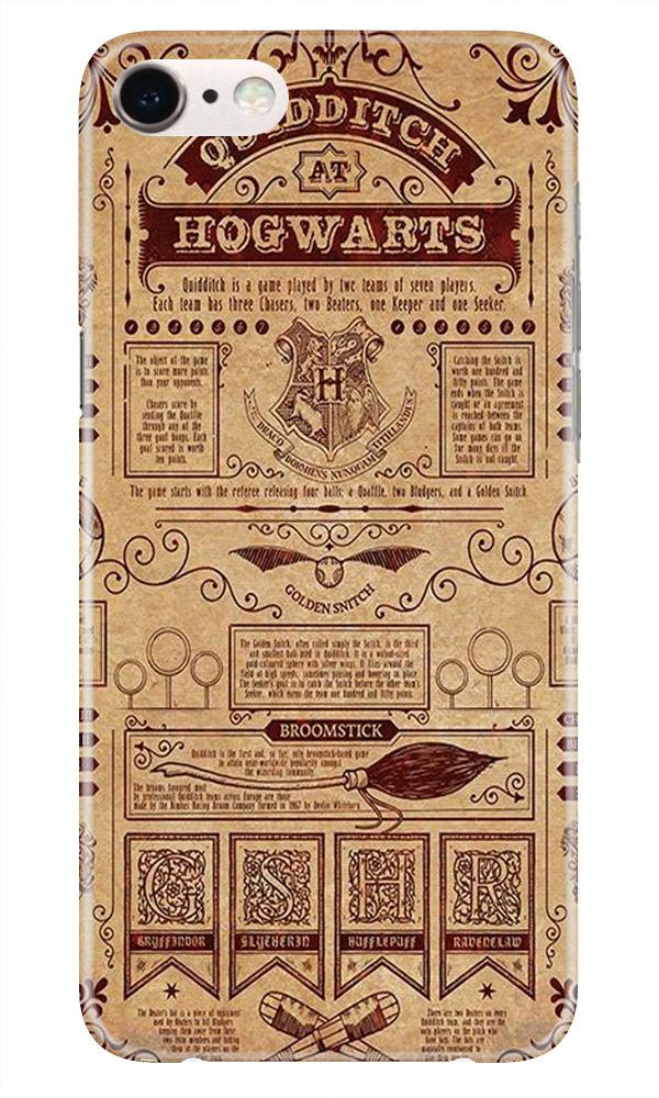Hogwarts Mobile Back Case for iPhone 7  (Design - 304)