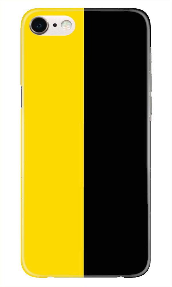 Black Yellow Pattern Mobile Back Case for iPhone 7  (Design - 397)