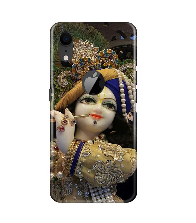 Lord Krishna3 Case for iPhone Xr Logo Cut