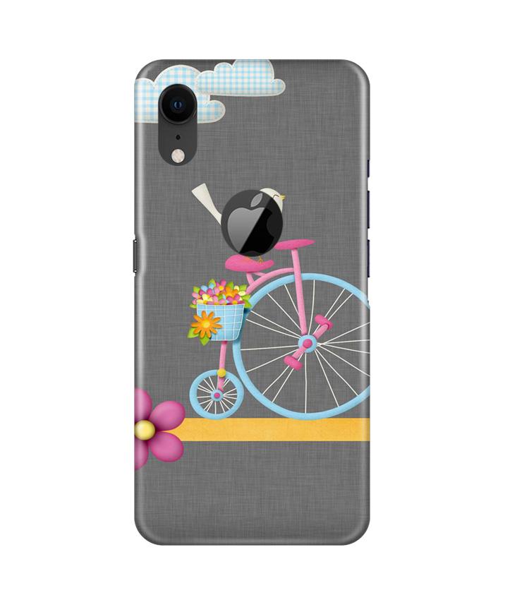 Sparron with cycle Case for iPhone Xr Logo Cut