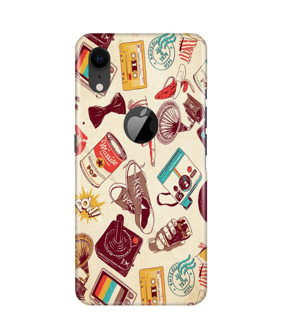 Vintage Case for iPhone Xr Logo Cut
