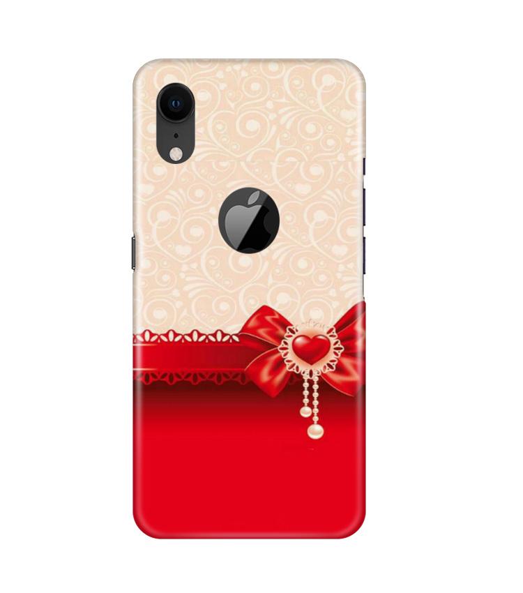 Gift Wrap3 Case for iPhone Xr Logo Cut