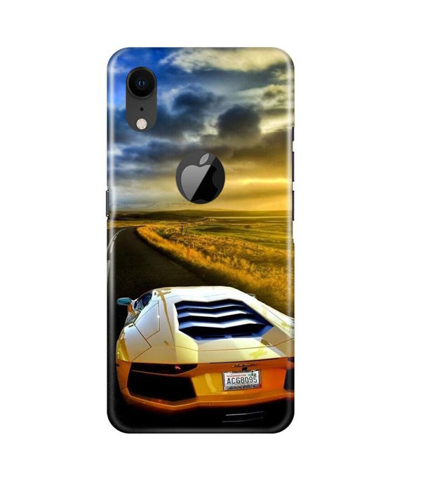Car lovers Case for iPhone Xr Logo Cut