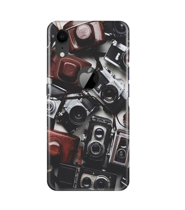 Cameras Case for iPhone Xr Logo Cut
