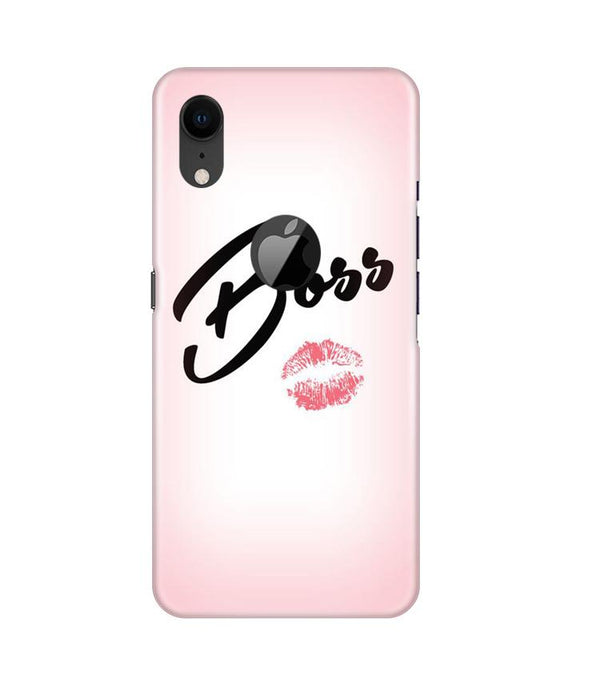 Boss Case for iPhone Xr Logo Cut