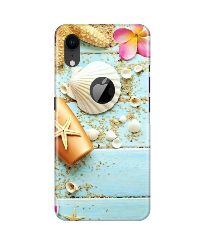 Sea Shells Case for iPhone Xr Logo Cut