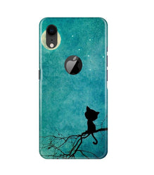 Moon cat Mobile Back Case for iPhone Xr Logo Cut (Design - 70)