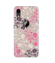 Pattern2 Mobile Back Case for iPhone Xr Logo Cut (Design - 82)