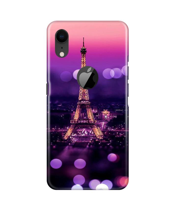 Eiffel Tower Case for iPhone Xr Logo Cut