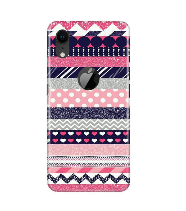 Pattern3 Case for iPhone Xr Logo Cut