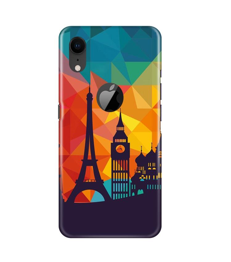 Eiffel Tower2 Case for iPhone Xr Logo Cut