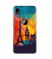 Eiffel Tower2 Mobile Back Case for iPhone Xr Logo Cut (Design - 91)