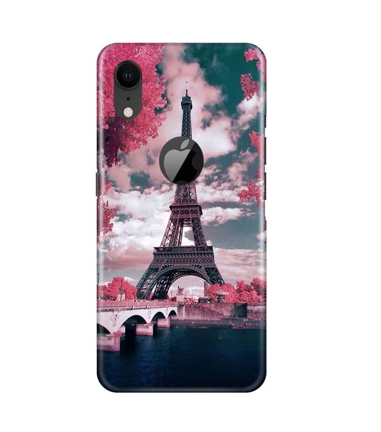 Eiffel Tower Case for iPhone Xr Logo Cut  (Design - 101)