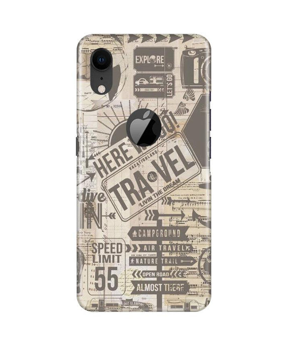 Travel Case for iPhone Xr Logo Cut  (Design - 104)