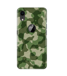 Army Camouflage Mobile Back Case for iPhone Xr Logo Cut  (Design - 106)