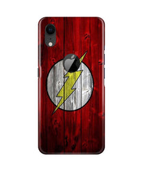 Flash Superhero Mobile Back Case for iPhone Xr Logo Cut  (Design - 116)