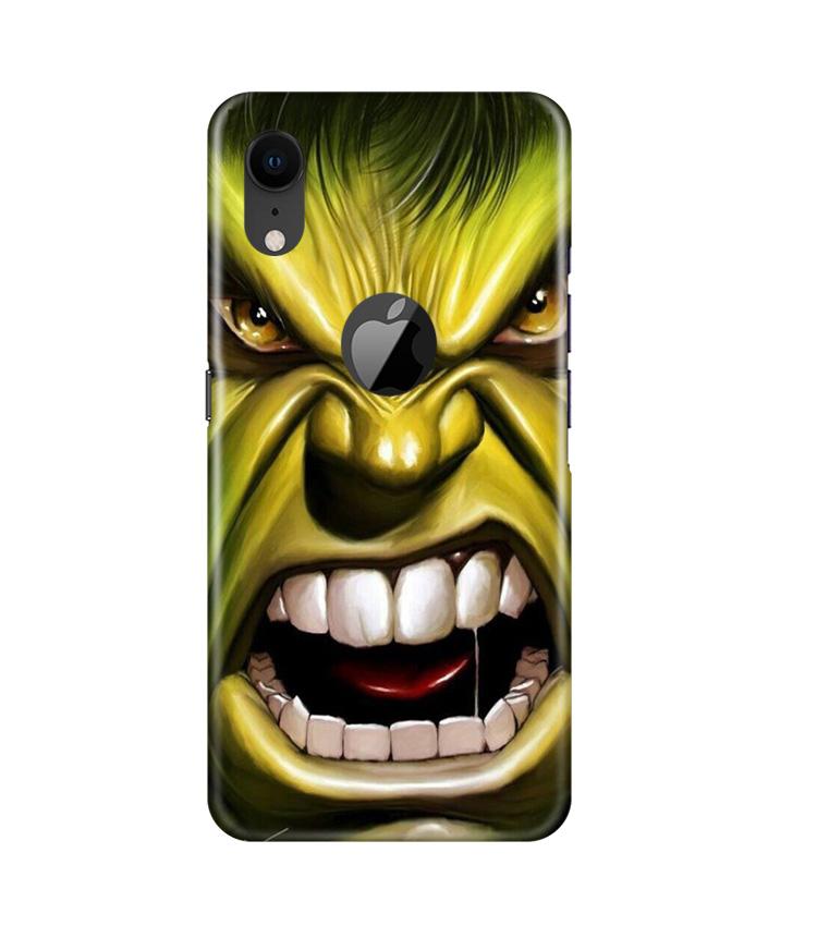 Hulk Superhero Case for iPhone Xr Logo Cut(Design - 121)