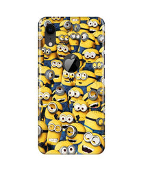 Minions Mobile Back Case for iPhone Xr Logo Cut  (Design - 126)