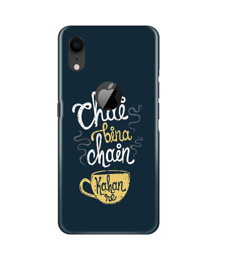 Chai Bina Chain Kahan Case for iPhone Xr Logo Cut  (Design - 144)