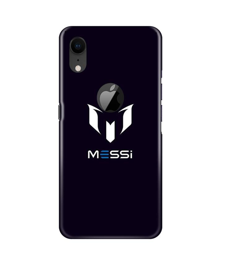 Messi Case for iPhone Xr Logo Cut  (Design - 158)