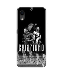 Cristiano Mobile Back Case for iPhone Xr Logo Cut  (Design - 165)