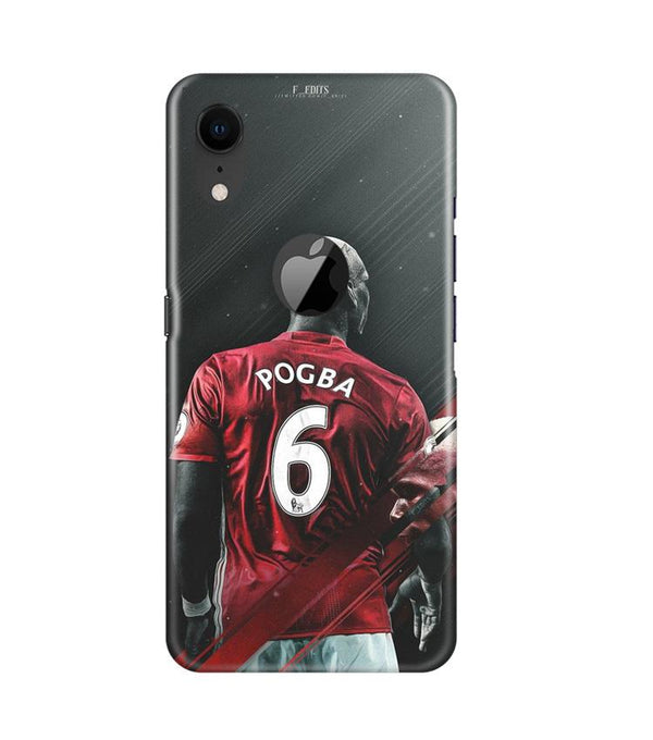 Pogba Case for iPhone Xr Logo Cut  (Design - 167)