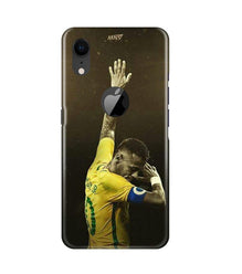 Neymar Jr Mobile Back Case for iPhone Xr Logo Cut  (Design - 168)