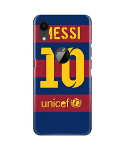 Messi Case for iPhone Xr Logo Cut(Design - 172)
