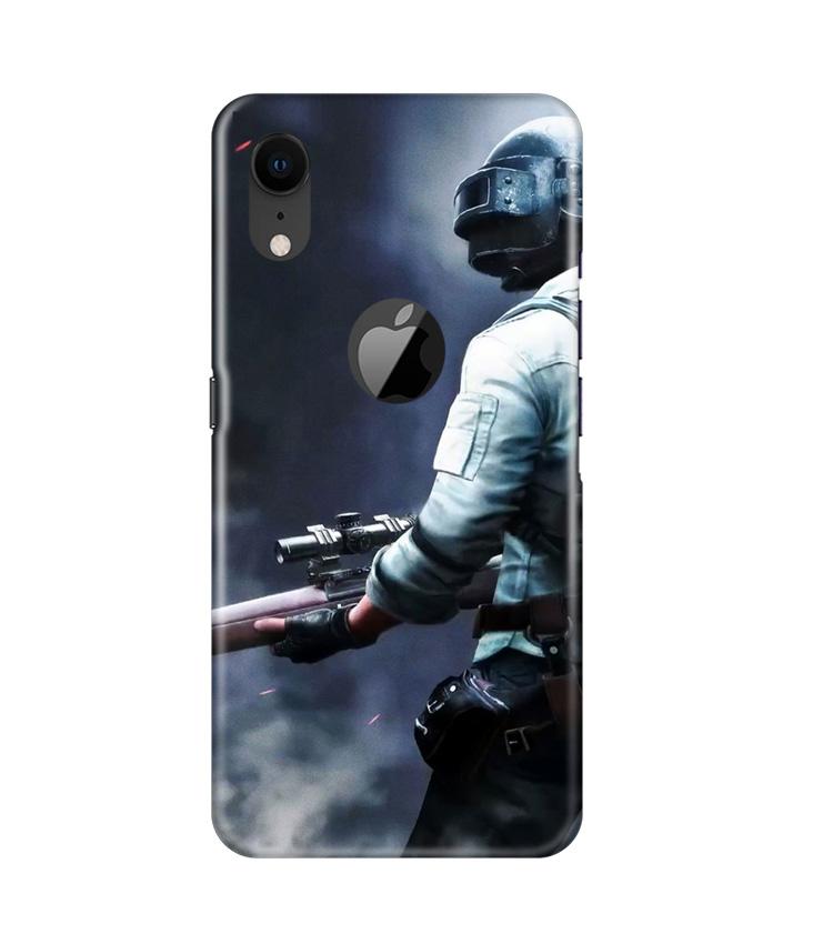 Pubg Case for iPhone Xr Logo Cut  (Design - 179)
