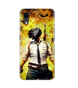 Pubg Case for iPhone Xr Logo Cut(Design - 180)