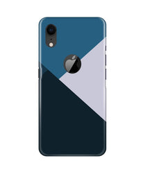 Blue Shades Mobile Back Case for iPhone Xr Logo Cut (Design - 188)