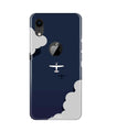 Clouds Plane Case for iPhone Xr Logo Cut (Design - 196)