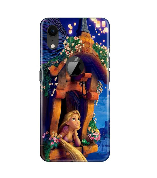 Cute Girl Case for iPhone Xr Logo Cut (Design - 198)