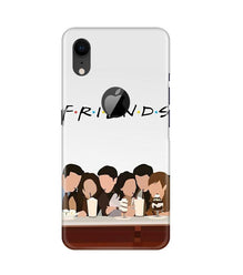 Friends Mobile Back Case for iPhone Xr Logo Cut (Design - 200)