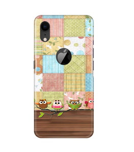 Owls Case for iPhone Xr Logo Cut (Design - 202)