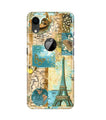 Travel Eiffel Tower Case for iPhone Xr Logo Cut (Design No. 206)