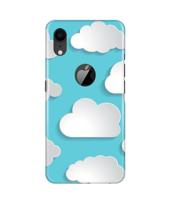 Clouds Case for iPhone Xr Logo Cut (Design No. 210)