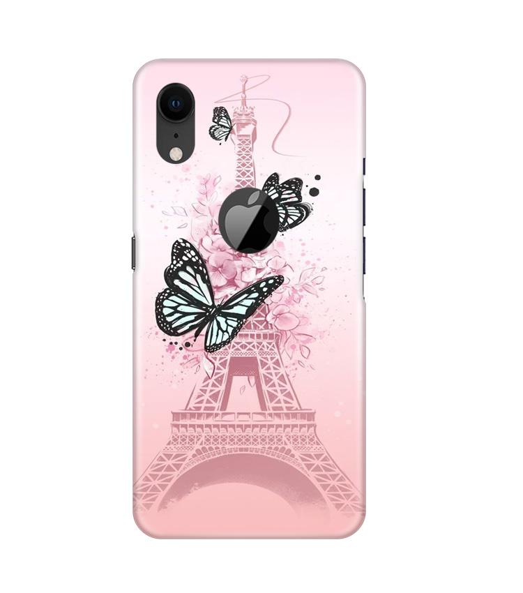 Eiffel Tower Case for iPhone Xr Logo Cut (Design No. 211)