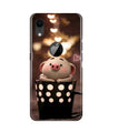 Cute Bunny Case for iPhone Xr Logo Cut (Design No. 213)