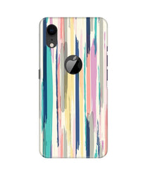 Modern Art Mobile Back Case for iPhone Xr Logo Cut (Design - 241)