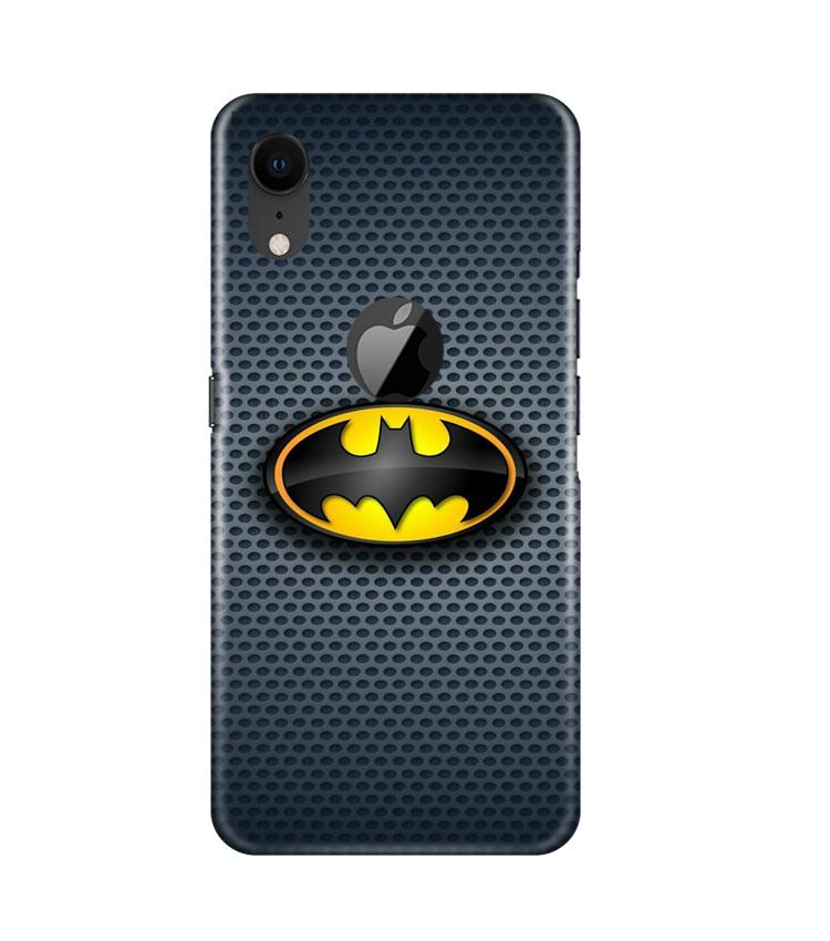 Batman Case for iPhone Xr Logo Cut (Design No. 244)