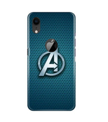 Avengers Mobile Back Case for iPhone Xr Logo Cut (Design - 246)