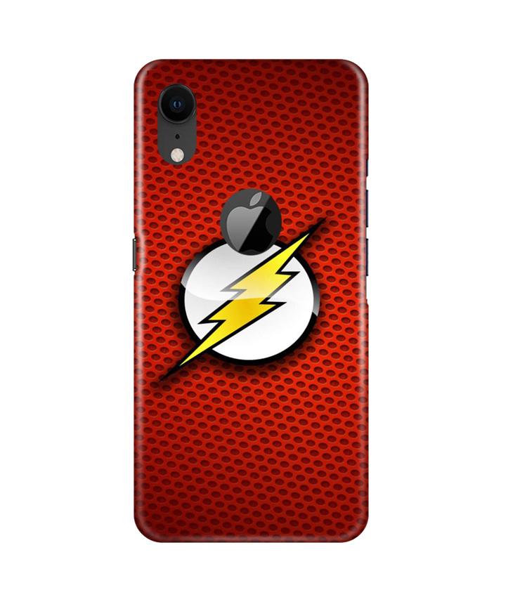 Flash Case for iPhone Xr Logo Cut (Design No. 252)