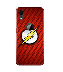 Flash Mobile Back Case for iPhone Xr Logo Cut (Design - 252)