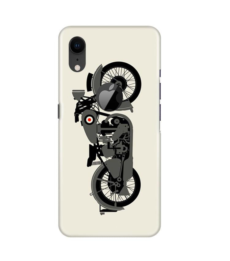 MotorCycle Case for iPhone Xr Logo Cut (Design No. 259)