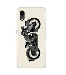 MotorCycle Mobile Back Case for iPhone Xr Logo Cut (Design - 259)