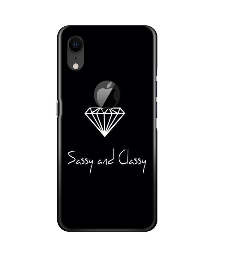Sassy and Classy Case for iPhone Xr Logo Cut (Design No. 264)